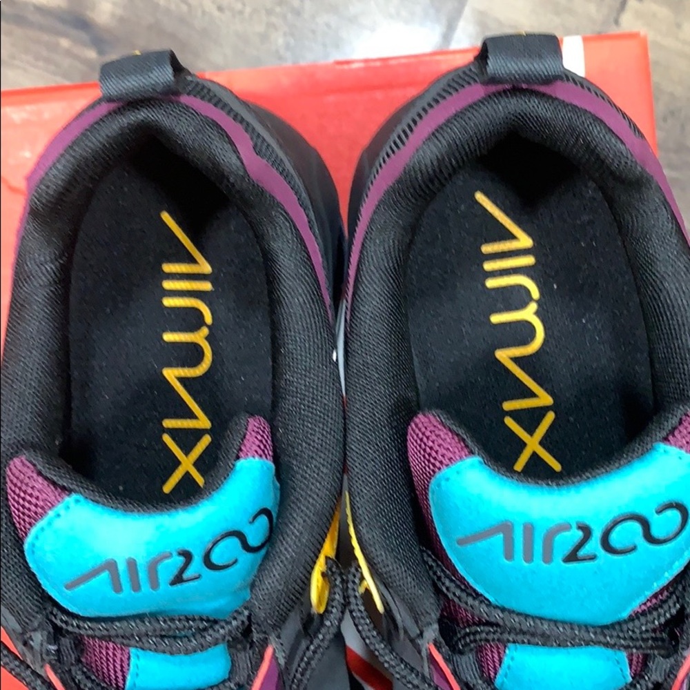 NIKE AIR MAX 200 Bl/Anthracite-Bordeaux - Picture 7 of 16